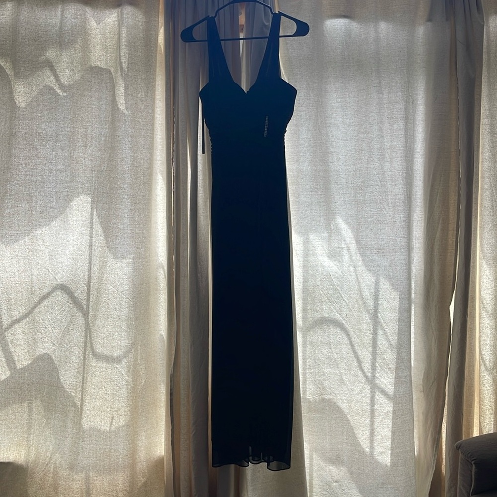 Black vintage gown